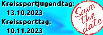 Save the Date: Kreissportjugendtag 13.10.2023 und Kreissporttag 10.11.2023